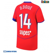 Camisa de Futebol Paris Saint-Germain Desire Doue #14 Equipamento Alternativo 2025-26 Manga Curta